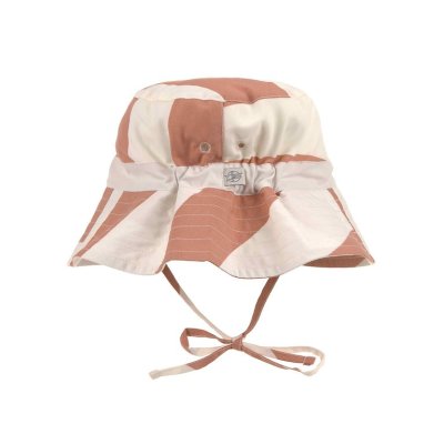 Lässig Fishing Hat Klobouček proti slunci Stripes - Clay/Sea Salt, 12 - 36 m - obrázek