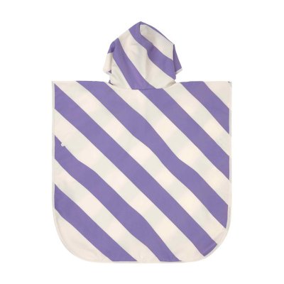 Lässig Pončo Stripes - Purple/Sea Salt - obrázek