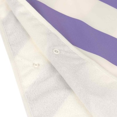 Lässig Pončo Stripes - Purple/Sea Salt - obrázek