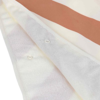 Lässig Pončo Stripes - Clay/Sea Salt - obrázek