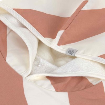 Lässig Pončo Stripes - Clay/Sea Salt - obrázek