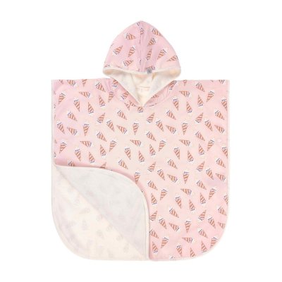 Lässig Pončo Ice Cream - Pale Pink