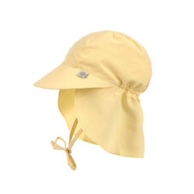 Lässig Flap Hat Klobouček proti slunci - Pale Yellow, 12 - 36 m