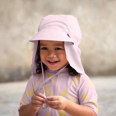 Lässig Flap Hat Klobouček proti slunci - Pale Pink, 12 - 36 m - obrázek