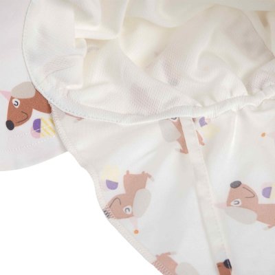 Lässig Flap Hat Klobouček proti slunci Ice Cream/Dog - Sea Salt, 12 - 36 m - obrázek