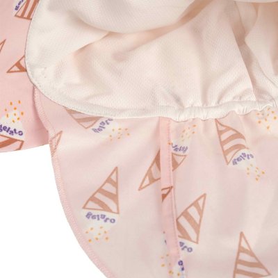 Lässig Flap Hat Klobouček proti slunci Ice Cream - Pale Pink, 12 - 36 m - obrázek