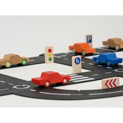 Waytoplay Dřevěné dopravní značky - obrázek