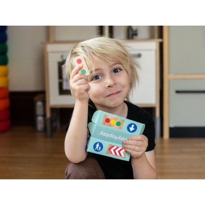 Waytoplay Dřevěné dopravní značky - obrázek