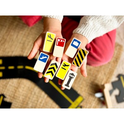 Waytoplay Dřevěné značky letiště - obrázek