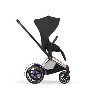 Cybex Platinum ePriam Style Podvozek + Základ sportovního sezení - Rosegold - obrázek