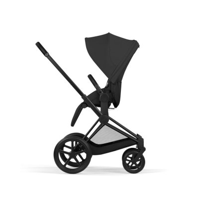 Cybex Platinum Priam Comfort Kompletní kočárek - Matt Black/Sepia Black - obrázek