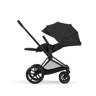 Cybex Platinum Priam Comfort Kompletní kočárek - Matt Black/Sepia Black - obrázek