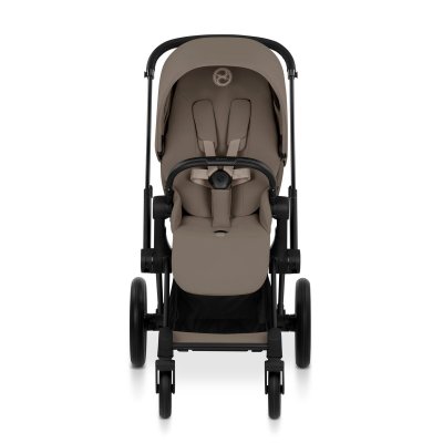 Cybex Platinum Priam Comfort Kompletní kočárek - Matt Black/Coconut Brown - obrázek