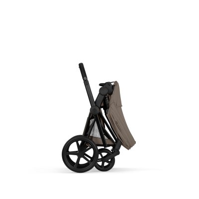 Cybex Platinum Priam Comfort Kompletní kočárek - Matt Black/Coconut Brown - obrázek
