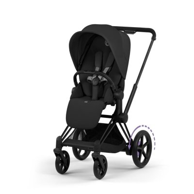 Cybex Platinum ePriam Comfort Kompletní kočárek - Matt Black/Sepia Black - obrázek