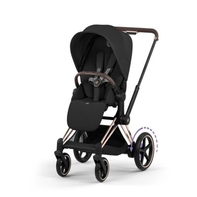 Cybex Platinum ePriam Comfort Kompletní kočárek - Rosegold/Sepia Black - obrázek