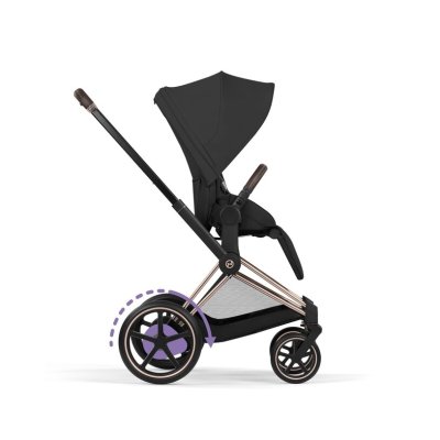 Cybex Platinum ePriam Comfort Kompletní kočárek - Rosegold/Sepia Black - obrázek