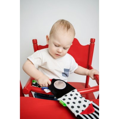 Moms Care Senzorické leporelo - Růžové - obrázek