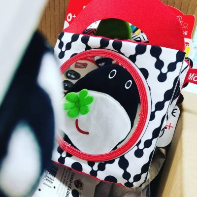 Moms Care Senzorické leporelo - Kravička - obrázek