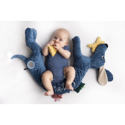 Moms Care Senzorická hračka Jezevčík - Modrý - obrázek