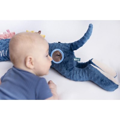 Moms Care Senzorická hračka Jezevčík - Modrý - obrázek