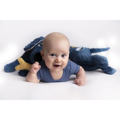 Moms Care Senzorická hračka Jezevčík - Modrý - obrázek
