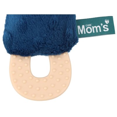Moms Care Senzorická hračka s kousátkem Pejsek Jami - Tmavě modré - obrázek