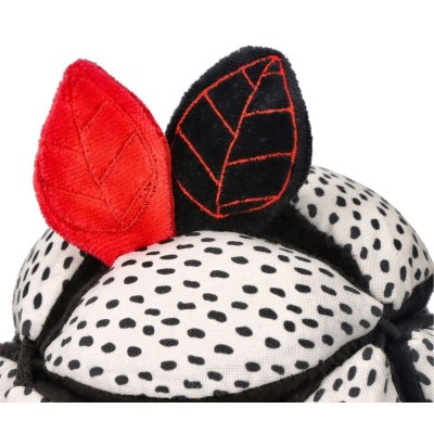 Moms Care Montessori míček se zrcátkem - White & Black - obrázek