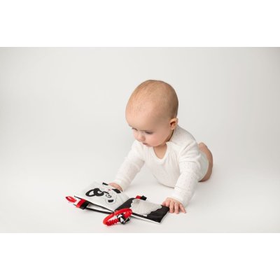 Moms Care Textilní knížka - „Kdo je to? Co je to?“ - obrázek