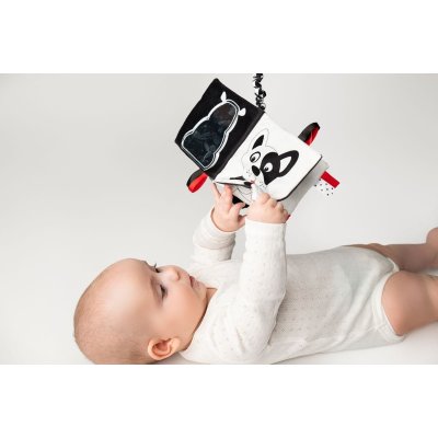 Moms Care Textilní knížka - „Kdo je to? Co je to?“ - obrázek