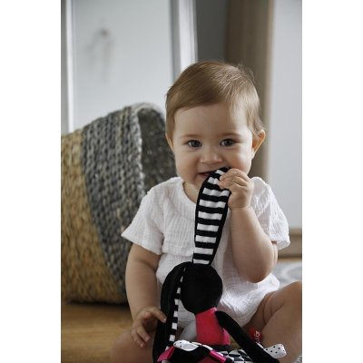 Moms Care Senzorický zajíček - Holčička - obrázek