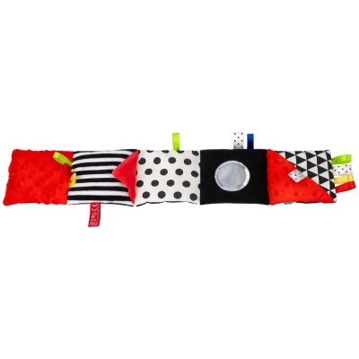 Moms Care Senzorické leporelo - Červené - obrázek