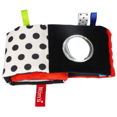 Moms Care Senzorické leporelo - Červené - obrázek