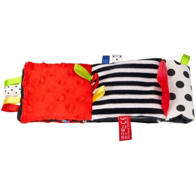 Moms Care Senzorické leporelo - Červené - obrázek