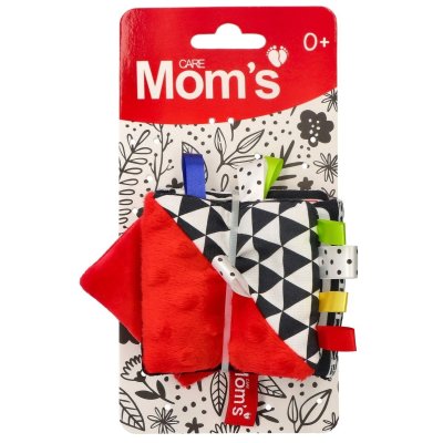 Moms Care Senzorické leporelo - Červené - obrázek