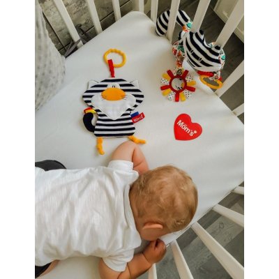 Moms Care Spirála na kočárek s aktivitami - White & Black - obrázek