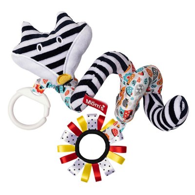 Moms Care Spirála na kočárek s aktivitami - White & Black