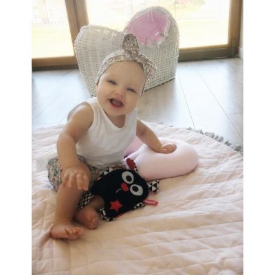 Moms Care Šustící muchláček s hvězdičkou - Černý - obrázek