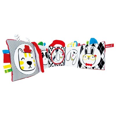 Moms Care Senzorické leporelo - White & Black