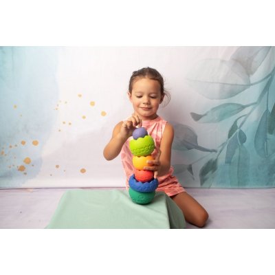 Moms Care Senzorická pyramida - Pastelová - obrázek