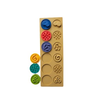 Moms Care Senzorické puzzle XL - Kolečka - obrázek