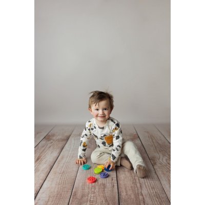 Moms Care Senzorické puzzle XL - Kolečka - obrázek