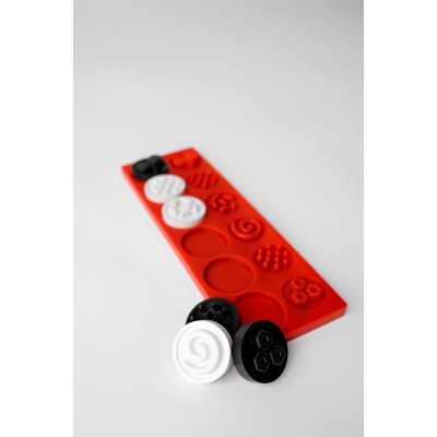 Moms Care Senzorické puzzle XL - Kontrastní kolečka - obrázek