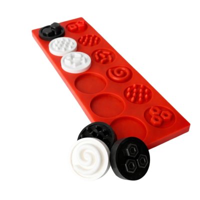 Moms Care Senzorické puzzle XL - Kontrastní kolečka