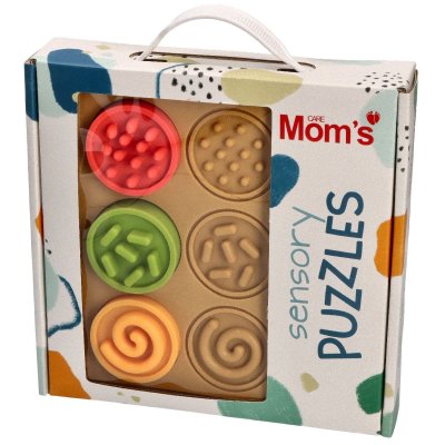 Moms Care Senzorické puzzle - Kolečka - obrázek