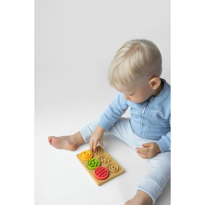 Moms Care Senzorické puzzle - Kolečka - obrázek
