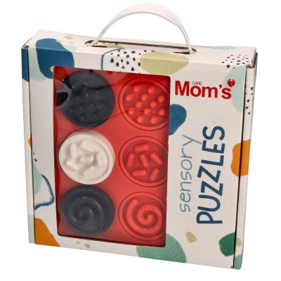 Moms Care Senzorické puzzle - Kontrastní kolečka - obrázek