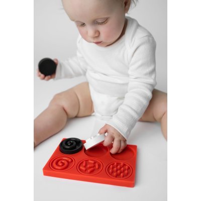 Moms Care Senzorické puzzle - Kontrastní kolečka - obrázek