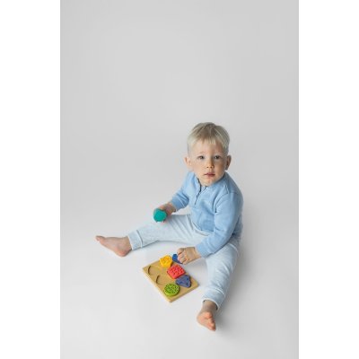 Moms Care Senzorické puzzle - Tvary - obrázek