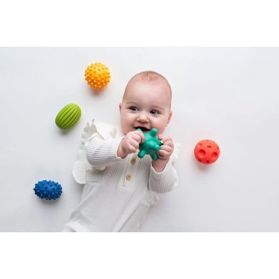 Moms Care Senzorické míčky - Sensorky pastelové, 5 ks - obrázek